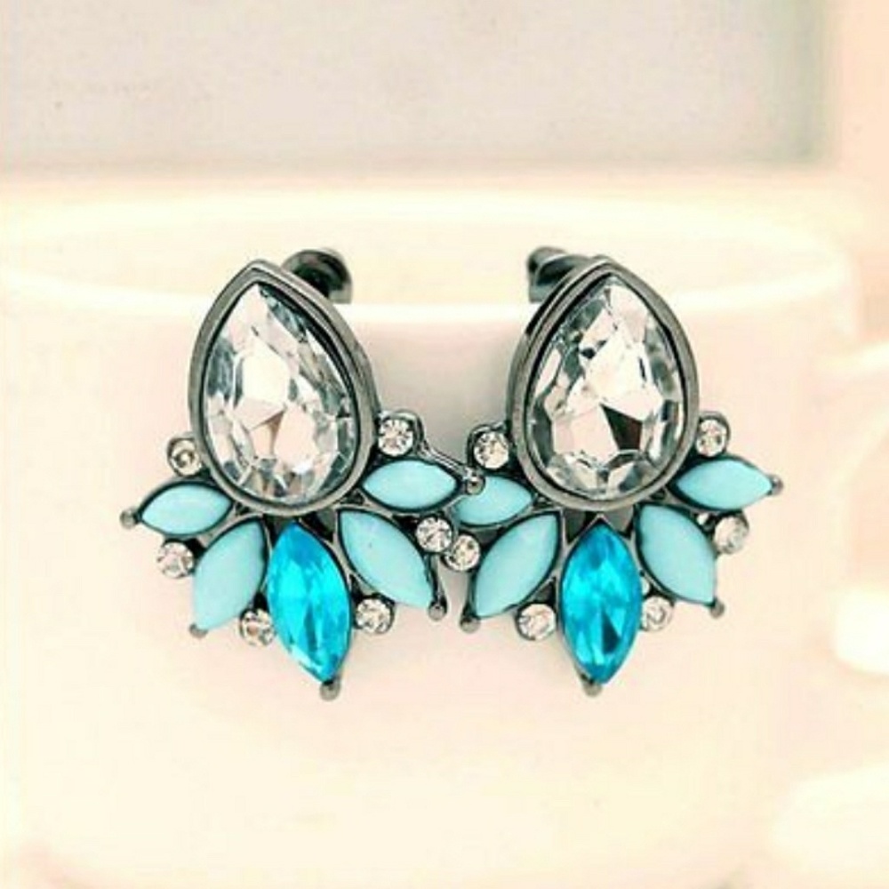J. Crew Feathered Earrings